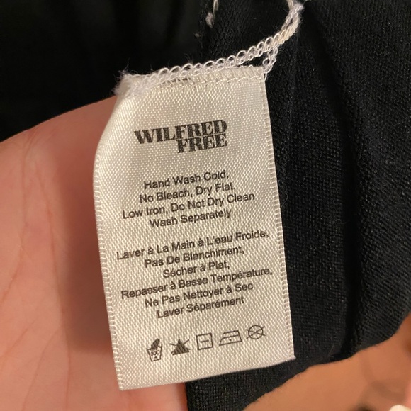 Aritzia Wilfred Black Oversized T-Shirt Dress - Picture 6 of 7